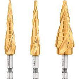 3-PC. IMPACT READY® STEP DRILL BIT SET